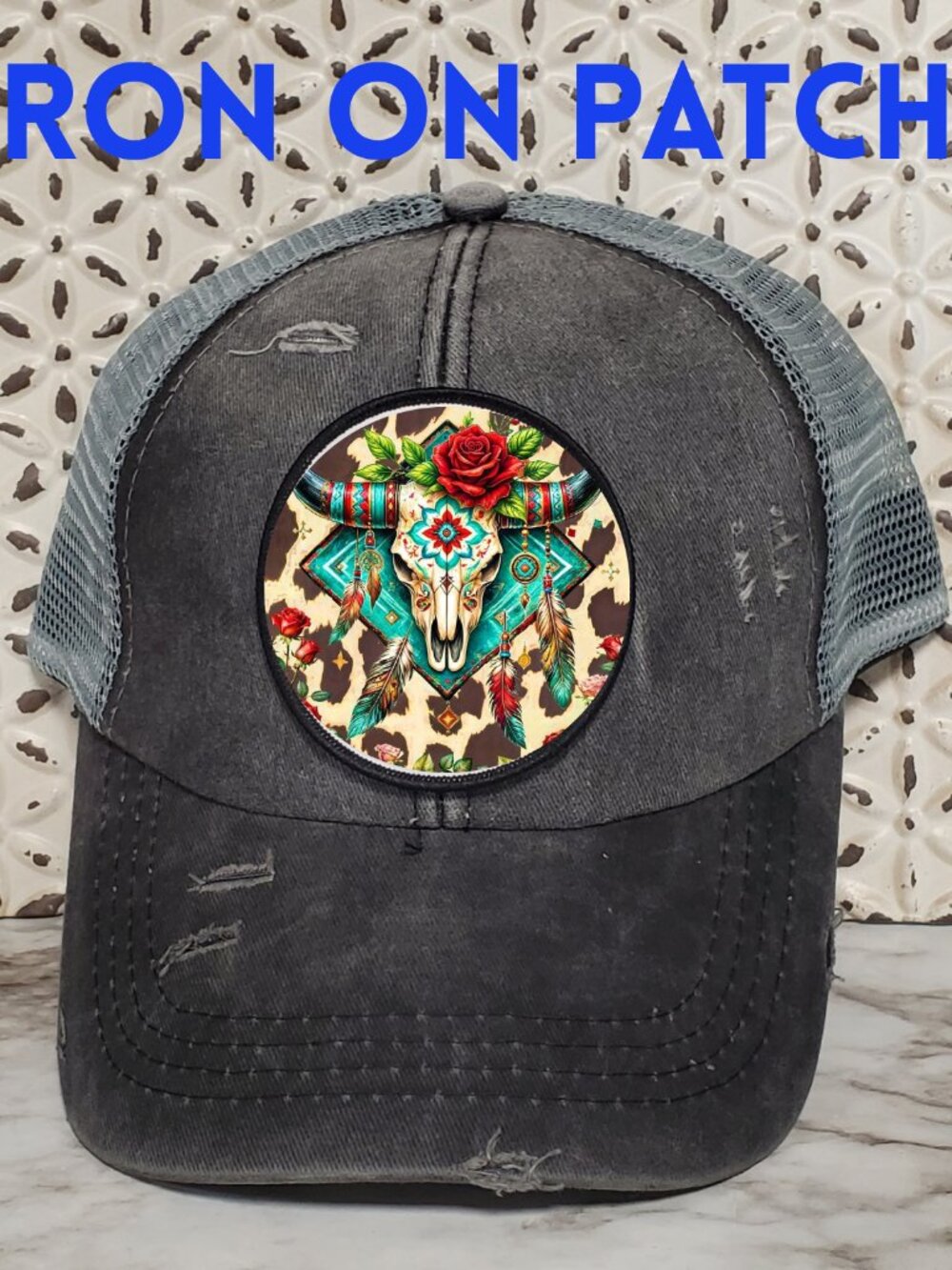 Western Iron on Patch